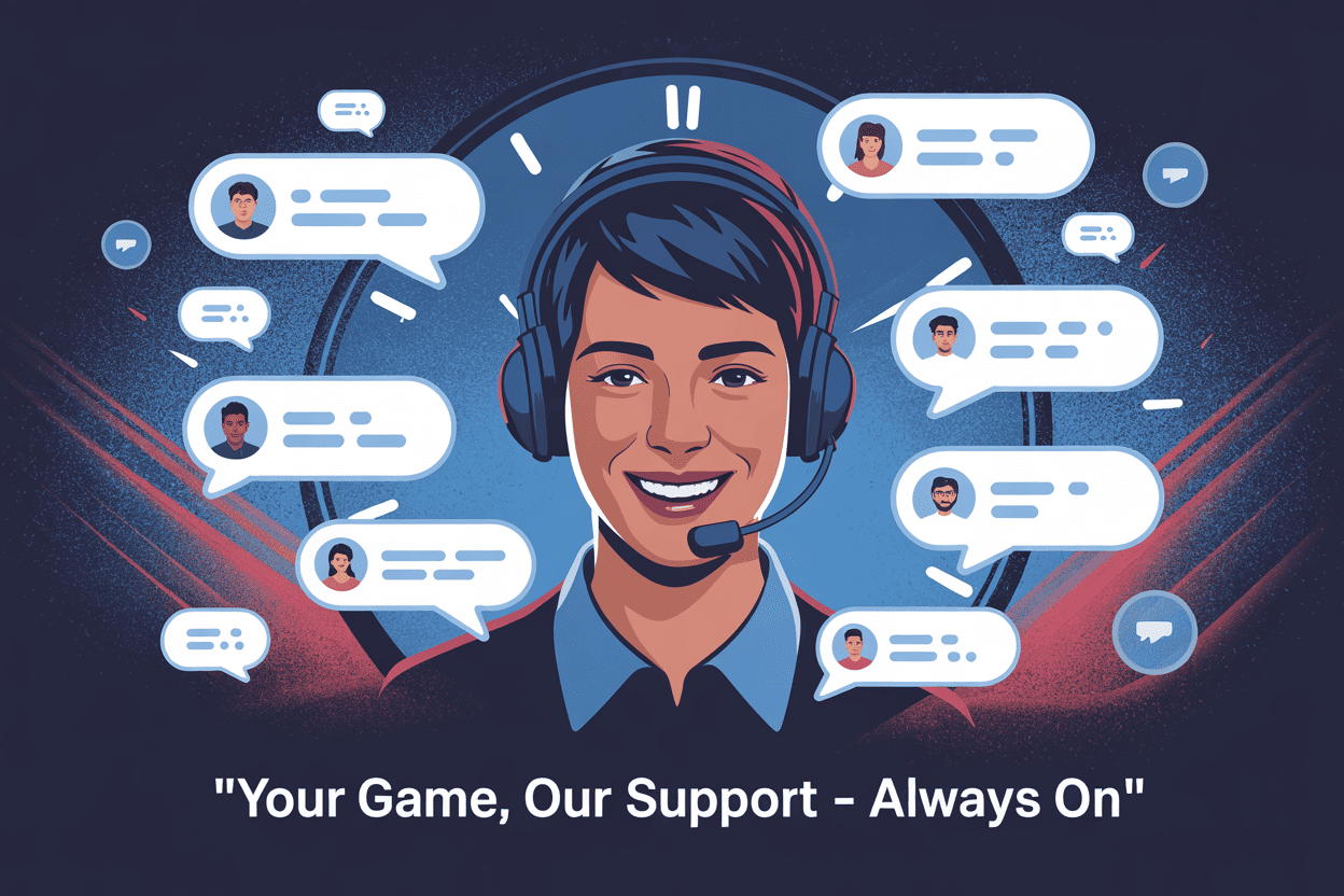 Round-the-clock Support - Dwnlodit offers continuous player assistance